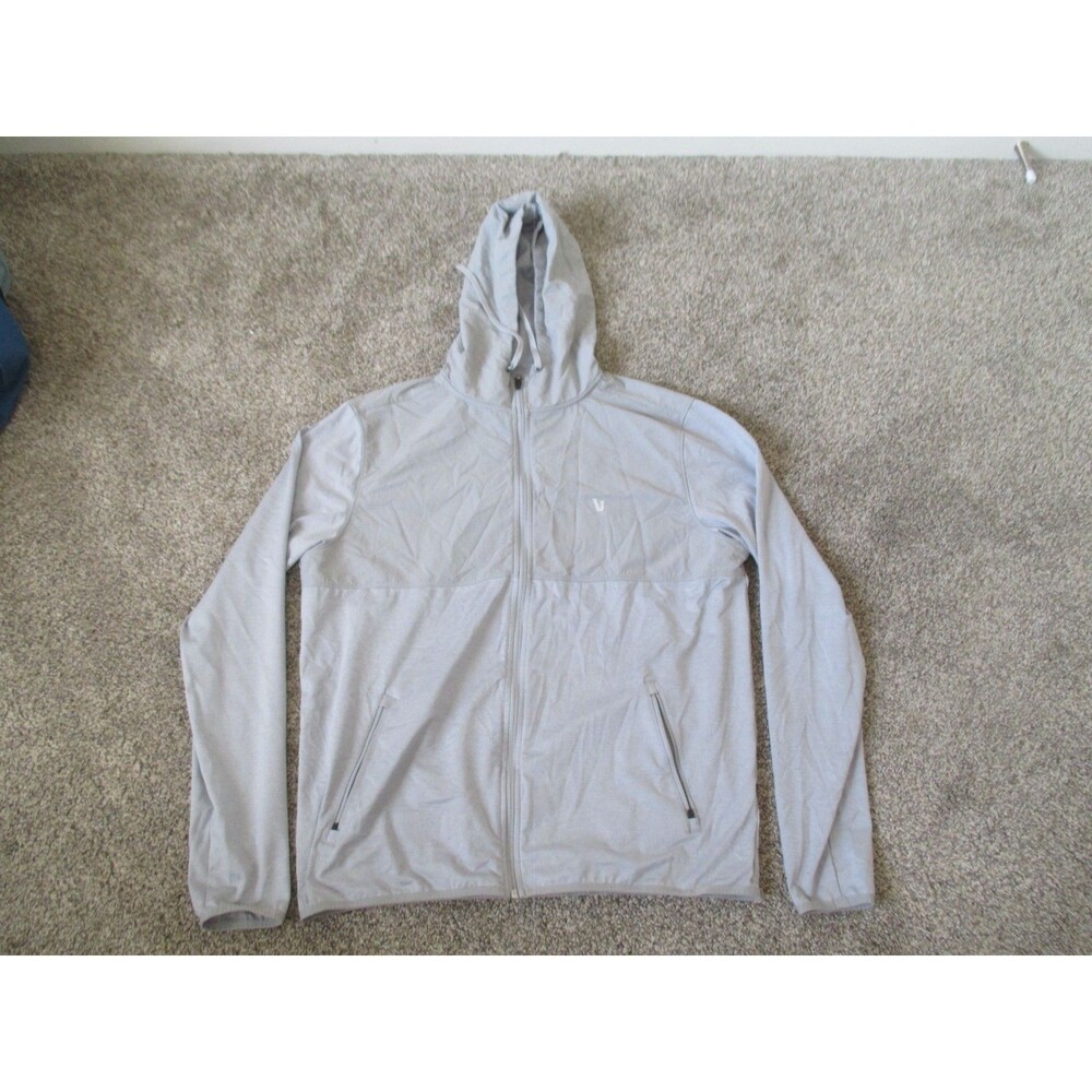 Vuori Sunday Element Heather Grey Jacket Mens XL
